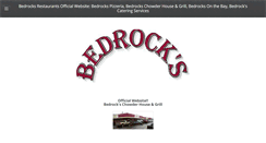 Desktop Screenshot of bedrocksrestaurants.com